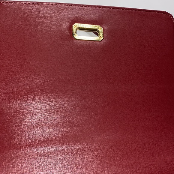 Badgley Mischka studded crossbody in wine NWT - Picture 10 of 13